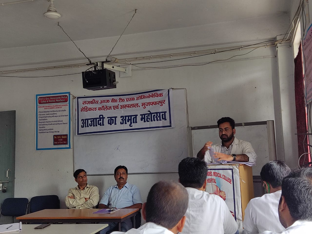 Seminar on Malnutrition in children and Anemia in Pregnancy on 25.9.21 by Dr.S .B.Singh (HOD Dept of Gynae/Obs)