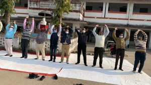Surya Namaskar on 14.01.2022