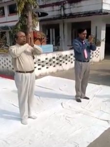 Surya Namaskar on 14.01.2022
