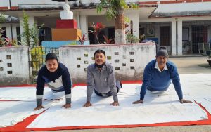 Surya Namaskar on 14.01.2022