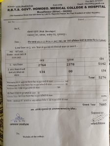 Master Chart of Patients during 01 March to 21 March 2022.