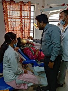Azadi ka Amrit Mahotsav health camp on 12.04.2022.