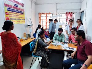 Azadi ka Amrit Mahotsav health camp on 12.04.2022.