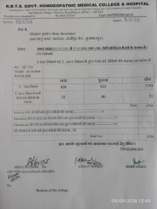 Master Chart of Patients during 01 May to 07 May 2026