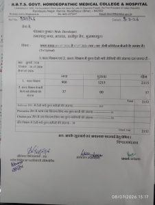 Master Chart of Patients during 01 July to 07 July 2026